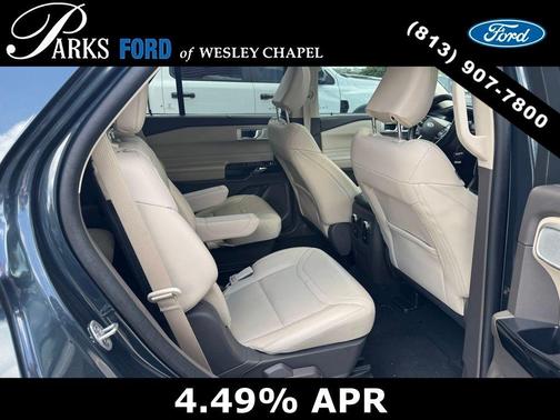 Stone Blue Metallic 2024 Ford Explorer Platinum
