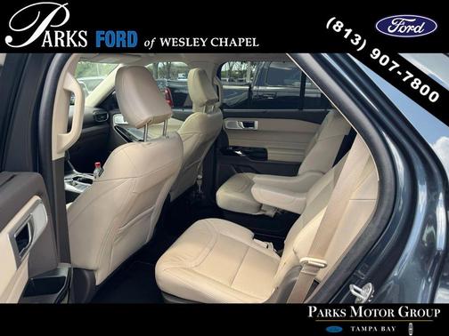 Stone Blue Metallic 2024 Ford Explorer Platinum