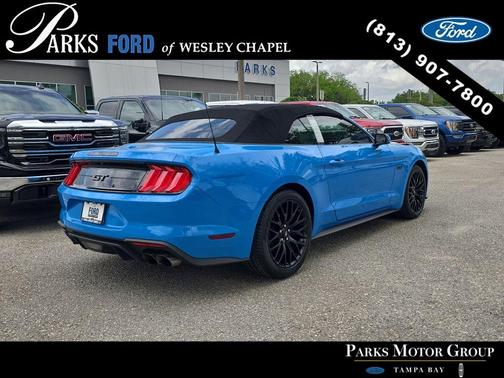 Grabber Blue 2022 Ford Mustang GT Premium