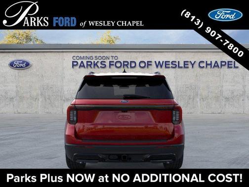 Rapid Red Metallic Tinted Clearcoat 2026 Ford Explorer ST-Line