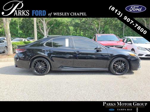 Midnight Black Metallic 2023 Toyota Camry XSE