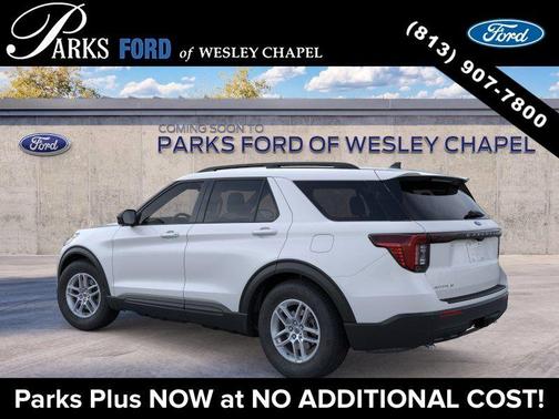 Space White Metallic 2026 Ford Explorer Active