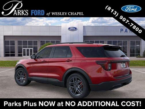 Rapid Red Metallic Tinted Clearcoat 2026 Ford Explorer ST-Line