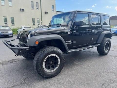 Black 2014 Jeep Wrangler Unlimited Sport