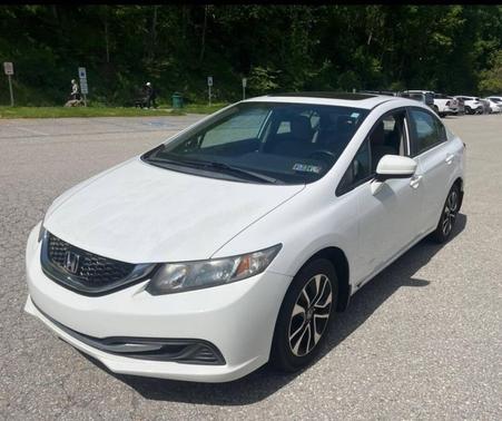 Taffeta White 2015 Honda Civic EX