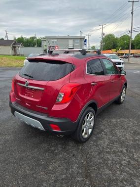 Ruby Red Metallic/Dark Argent Metallic 2015 Buick Encore Leather