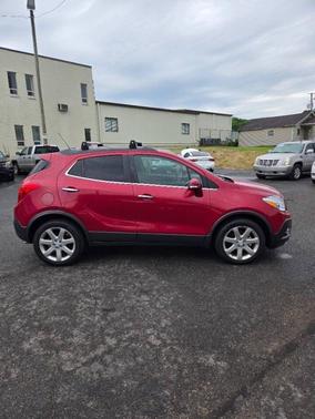 Ruby Red Metallic/Dark Argent Metallic 2015 Buick Encore Leather