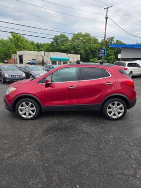 Ruby Red Metallic/Dark Argent Metallic 2015 Buick Encore Leather