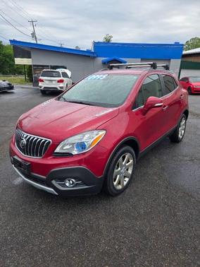 Ruby Red Metallic/Dark Argent Metallic 2015 Buick Encore Leather