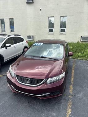 Crimson Pearl 2013 Honda Civic LX