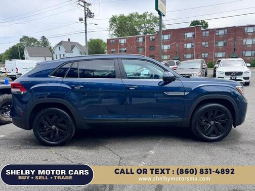 Tourmaline Blue Metallic 2022 Volkswagen Atlas Cross Sport 3.6L V6 SE w/Technology