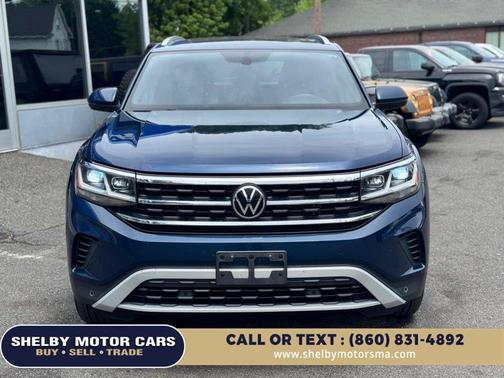 Tourmaline Blue Metallic 2022 Volkswagen Atlas Cross Sport 3.6L V6 SE w/Technology