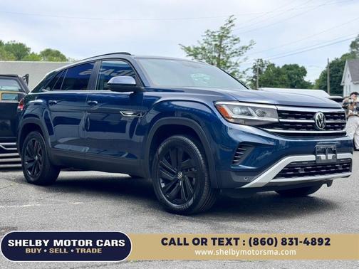 Tourmaline Blue Metallic 2022 Volkswagen Atlas Cross Sport 3.6L V6 SE w/Technology