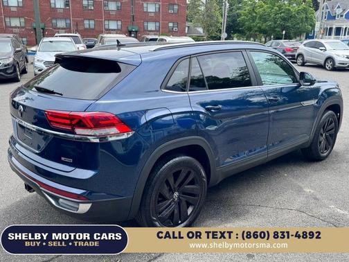 Tourmaline Blue Metallic 2022 Volkswagen Atlas Cross Sport 3.6L V6 SE w/Technology