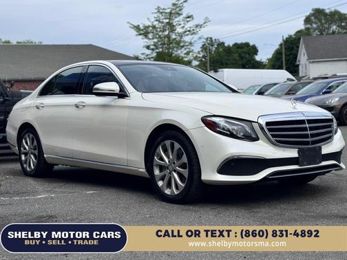 White 2017 Mercedes-Benz E-Class 4MATIC