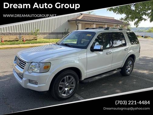 White Platinum Metallic Tri-Coat 2010 Ford Explorer Limited