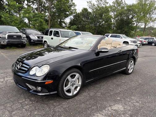 Black 2007 Mercedes-Benz CLK-Class 550 Cabriolet