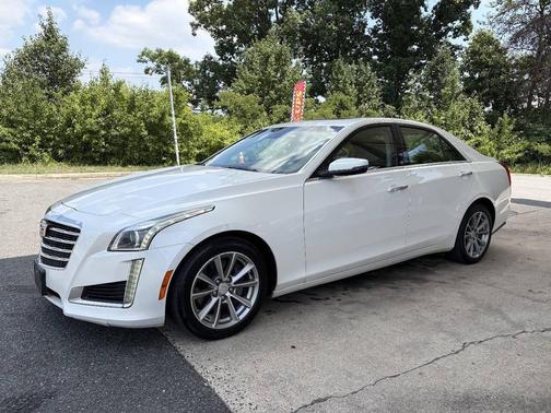 Crystal White Tricoat 2017 Cadillac CTS 3.6L Luxury