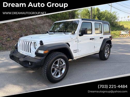 Bright White Clearcoat 2018 Jeep Wrangler Unlimited Sport