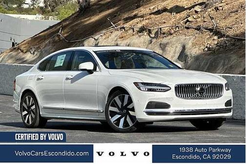 Crystal White 2025 Volvo S90 Ultra