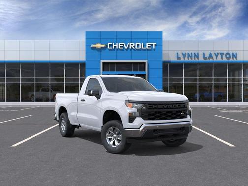 Summit White 2026 Chevrolet Silverado 1500 WT