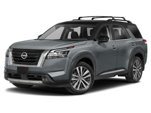 Solid Gray/Super Black 2024 Nissan Pathfinder Platinum FWD