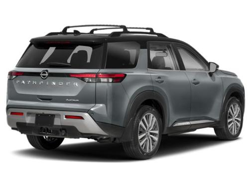 Solid Gray/Super Black 2024 Nissan Pathfinder Platinum FWD