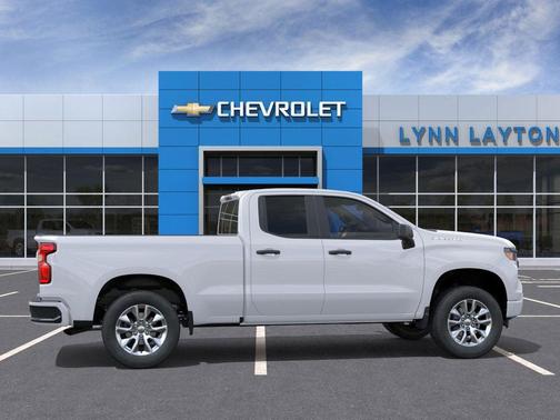 Summit White 2026 Chevrolet Silverado 1500 Custom
