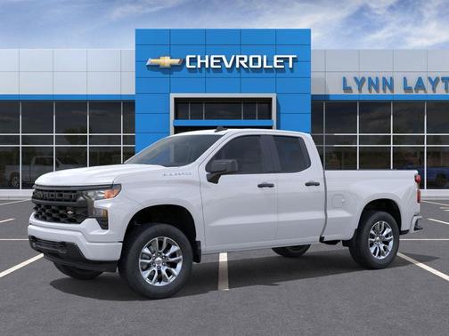 Summit White 2026 Chevrolet Silverado 1500 Custom