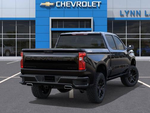 Black 2026 Chevrolet Silverado 1500 Custom Trail Boss
