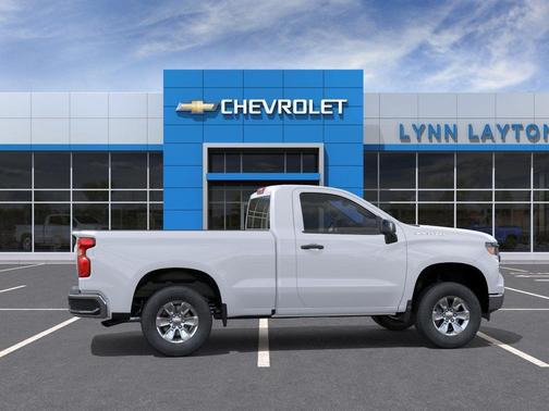 Summit White 2026 Chevrolet Silverado 1500 WT