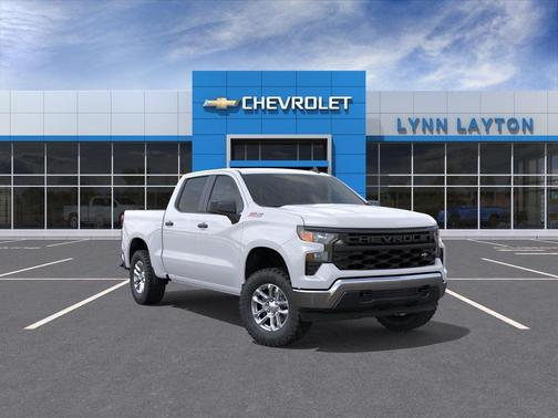 Summit White 2026 Chevrolet Silverado 1500 WT