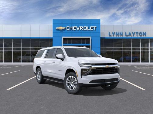 Summit White 2026 Chevrolet Suburban LS