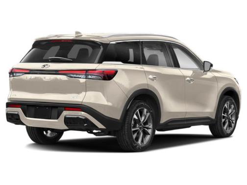 Warm Titanium 2025 INFINITI QX60 Luxe