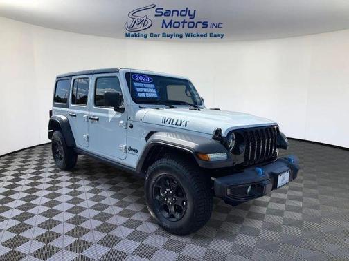 Bright White Clearcoat 2023 Jeep Wrangler 4xe Base