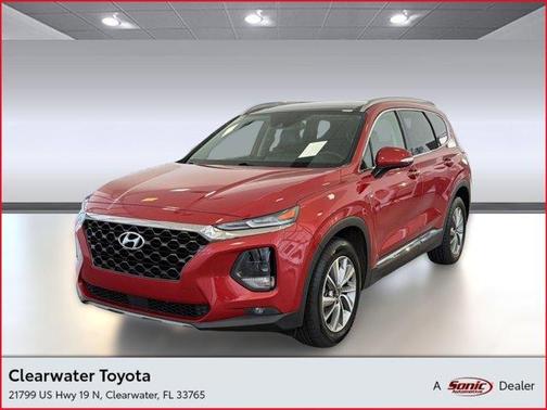 Lava Orange 2019 Hyundai SANTA FE Limited 2.4