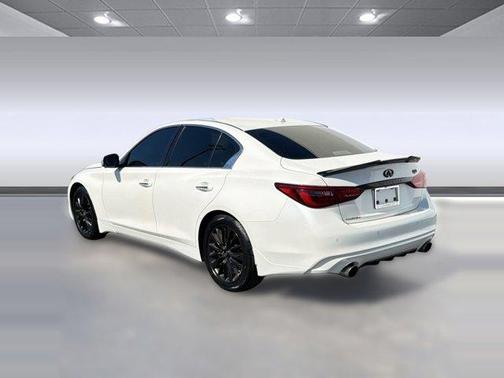 Majestic White 2021 INFINITI Q50 3.0t LUXE