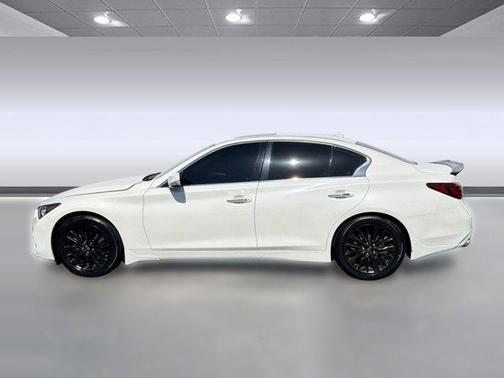 Majestic White 2021 INFINITI Q50 3.0t LUXE