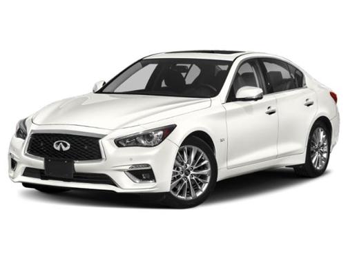 Majestic White 2021 INFINITI Q50 3.0t LUXE