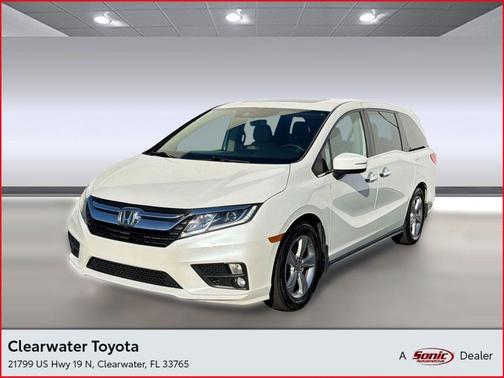 White Diamond Pearl 2019 Honda Odyssey EX-L
