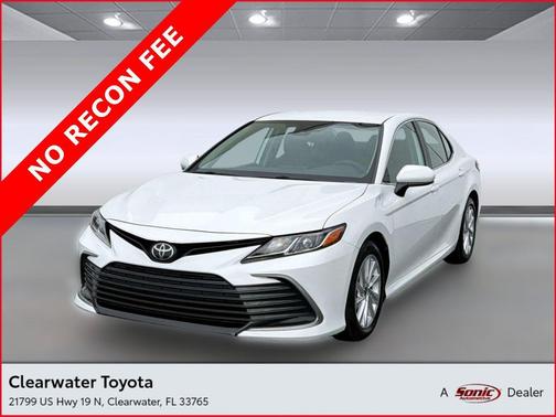 Super White 2021 Toyota Camry LE