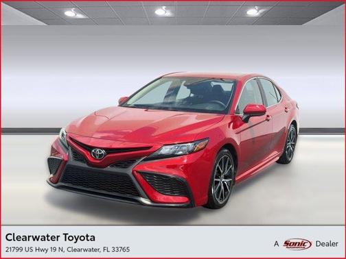 Supersonic Red 2021 Toyota Camry SE