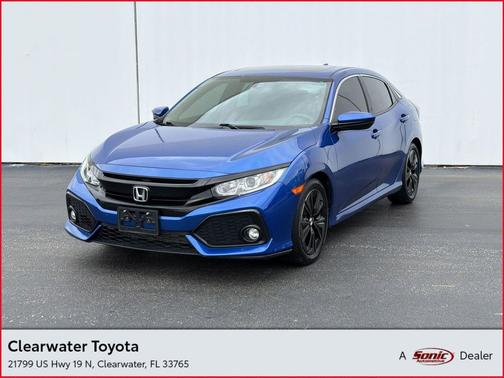 Aegean Blue Metallic 2018 Honda Civic EX