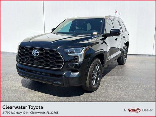 Midnight Black Metallic 2023 Toyota Sequoia Platinum