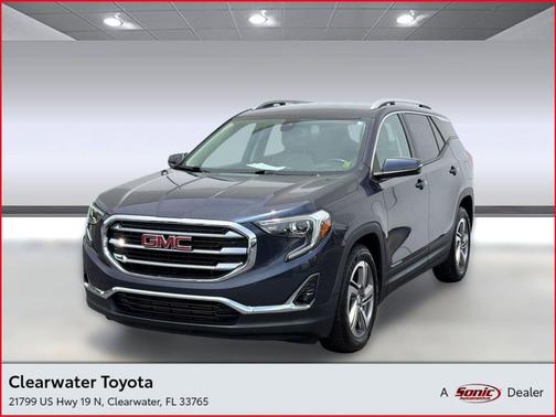 Blue Steel Metallic 2018 GMC Terrain SLT