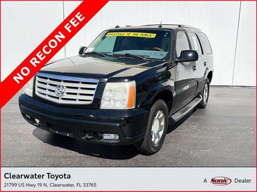 Sable Black 2003 Cadillac Escalade Base