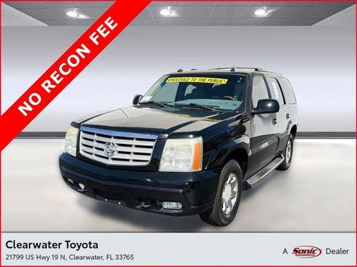 Sable Black 2003 Cadillac Escalade Base