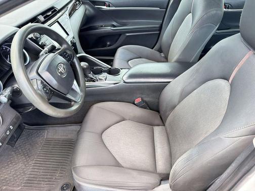 Super White 2019 Toyota Camry LE