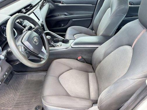 Super White 2019 Toyota Camry LE
