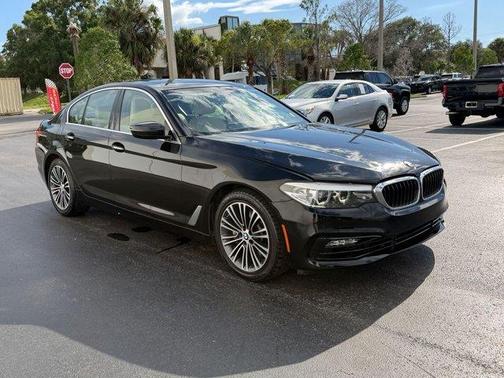 Black 2017 BMW 530 530i (530i Sedan)